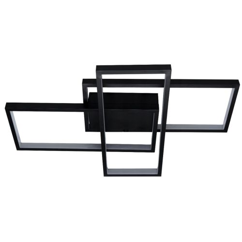 LED csillár mennyezeti lámpa 72W CCT GALAXIS ORION fekete + távirányító