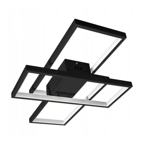 LED csillár mennyezeti lámpa 72W CCT GALAXIS ORION fekete + távirányító