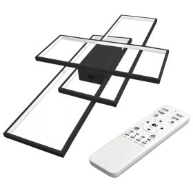   LED csillár mennyezeti lámpa 126W CCT GALAXIS HYDRA fekete + távirányító