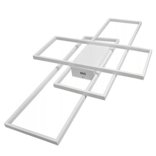 Geometrikus mennyezeti lámpa LED csillár 130W 3000K-6500K fehér + távirányító