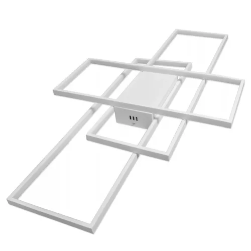 Geometrikus mennyezeti lámpa LED csillár 130W 3000K-6500K fehér + távirányító