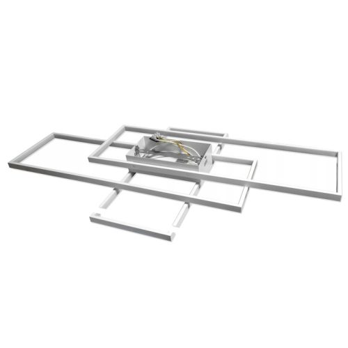 Geometrikus mennyezeti lámpa LED csillár 130W 3000K-6500K fehér + távirányító
