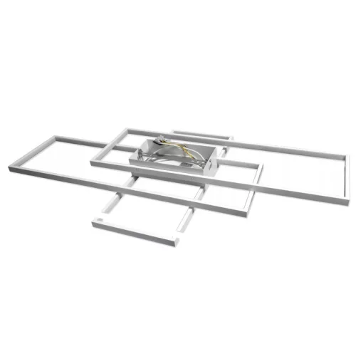 Geometrikus mennyezeti lámpa LED csillár 130W 3000K-6500K fehér + távirányító