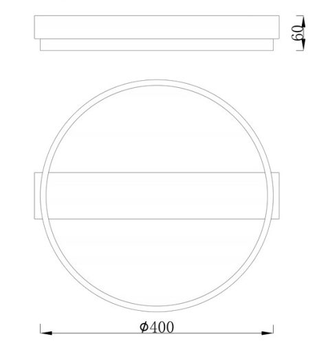 Kerek mennyezeti lámpa LED csillár 33W 3000K-6500K fekete + távirányító