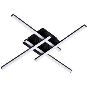   Geometrikus mennyezeti lámpa LED csillár MODENA GRANDO 34W 4000K fekete