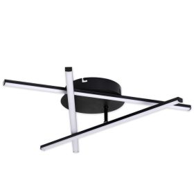 Geometrikus mennyezeti lámpa LED csillár 27W 4000K fekete