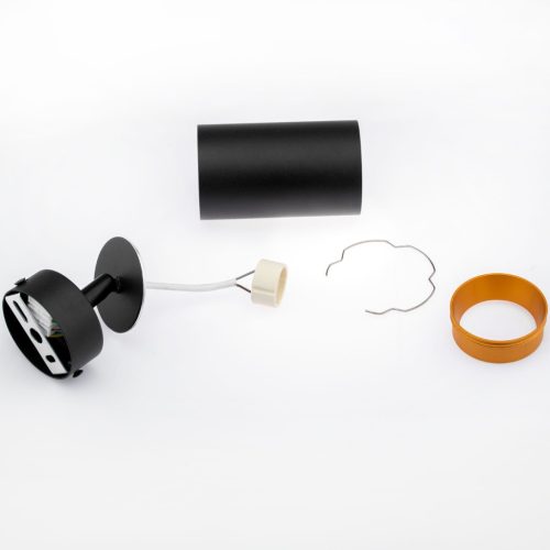 ERIS SPOT mennyezeti lámpa, reflektor, GU10 halogén lámpa, fekete és arany