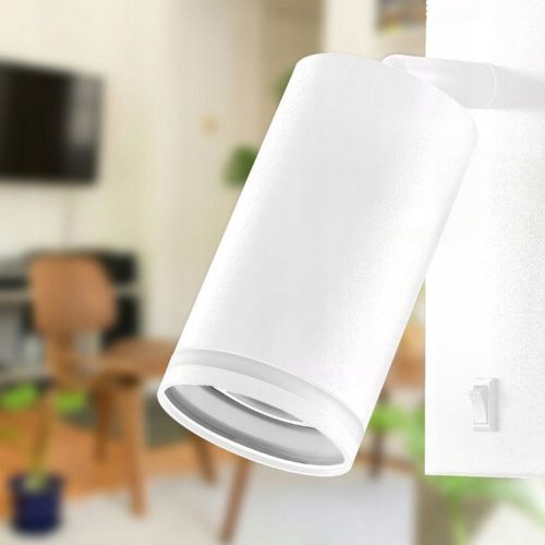 GU10 RING oldalfali lámpa fehér kapcsolóval