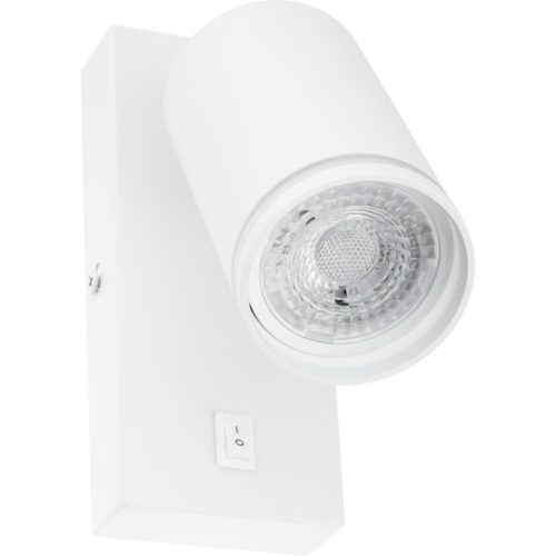 GU10 RING oldalfali lámpa fehér kapcsolóval