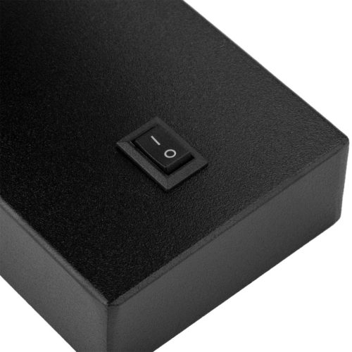 RING oldalfali spotlámpa fekete kapcsolóval