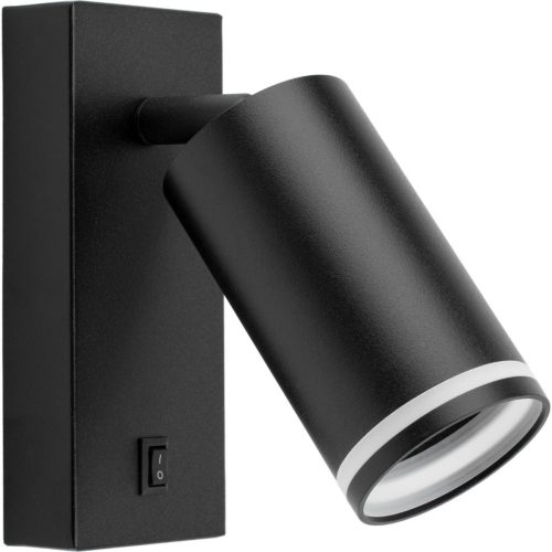 RING oldalfali spotlámpa fekete kapcsolóval