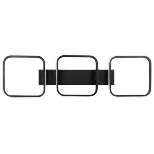 LED csillár mennyezeti lámpa 33W NEBULA CANIS Fekete