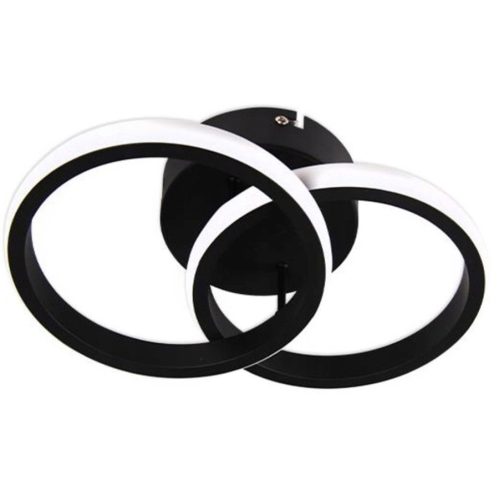 LED csillár mennyezeti lámpa 13W NEBULA LYRA Fekete