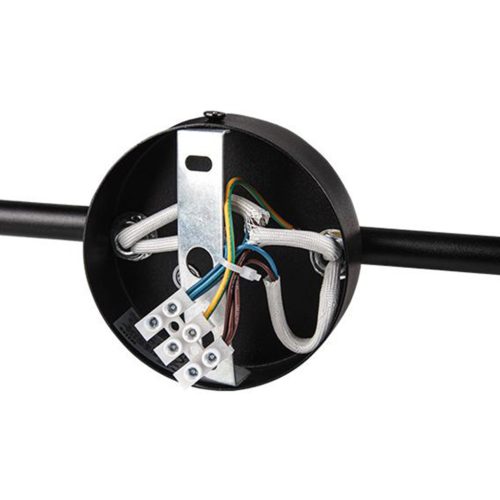 Fali lámpa mennyezeti lámpa spot reflektor fekete arany LED mozgatható 3xGU10 35W