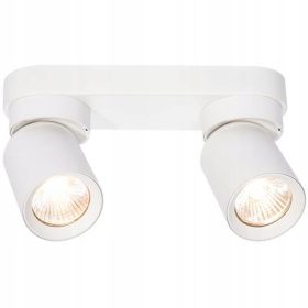   TIMO mennyezeti fali lámpa fali lámpa reflektor mozgatható halogén lámpatest 2xGU10 fehér LVT