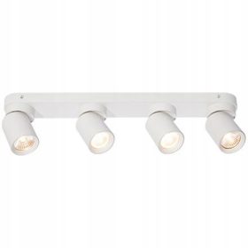   TIMO mennyezeti fali lámpa fali lámpa reflektor mozgatható halogén lámpatest 4xGU10 fehér kerek LVT