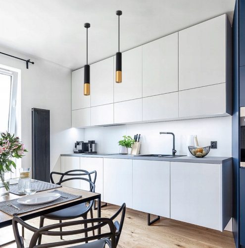 KEON GU10 fekete + arany MASTERLED mennyezeti függőlámpa