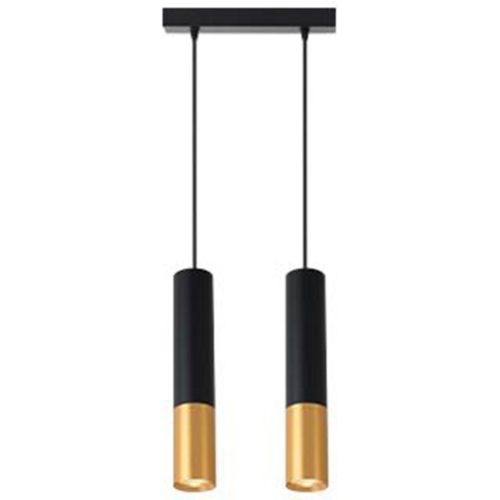 KEON mennyezeti függőlámpa 2xGU10 fekete + arany MASTERLED