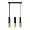KEON 3xGU10 fekete + arany MASTERLED mennyezeti függőlámpa