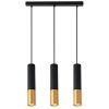 KEON 3xGU10 fekete + arany MASTERLED mennyezeti függőlámpa