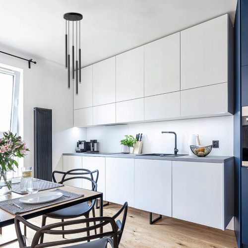 PIERO 5xG9 fekete kerek MASTERLED mennyezeti függőlámpa