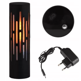   Igni Masterled 3,6 W-os, 1800 K-es meleg fehér LED asztali lámpa tűzeffektussal és ki-be kapcsolóval