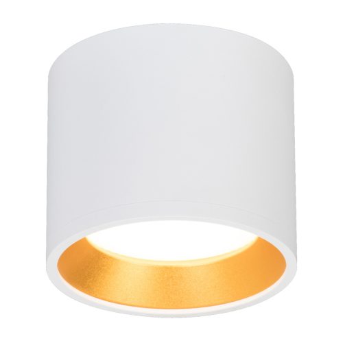 Felületre szerelhető LED GOLDA halogén mennyezeti lámpa GX53 kerek csöves fehér - arany