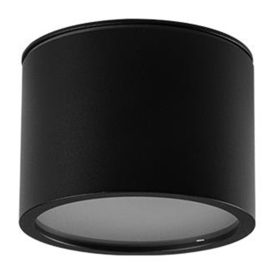   GRANDI LED felületre szerelhető halogén mennyezeti lámpatest GX53 IP54 kerek csöves fekete