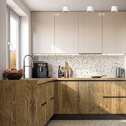 Felületre szerelhető LED SINO halogén mennyezeti lámpatest GX53 kerek cső fehér