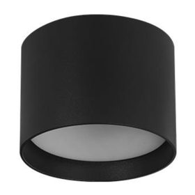   Felületre szerelhető LED SINO halogén mennyezeti lámpatest GX53 kerek cső fekete