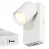 Timo Masterled GU10 USB felületre szerelhető olvasólámpa matt fehér