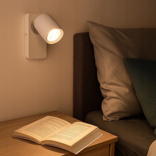 Timo Masterled GU10 USB felületre szerelhető olvasólámpa matt fehér