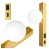 Fali lámpa, felületre szerelhető olvasólámpa, G9, USB kapcsoló, arany, Bali, Masterled