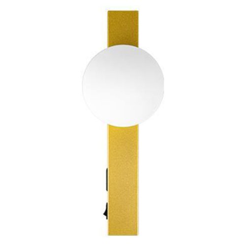 Fali lámpa, felületre szerelhető olvasólámpa, G9, USB kapcsoló, arany, Bali, Masterled