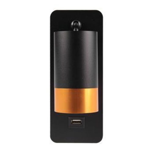 Fali lámpa reflektorral, spotlámpa olvasáshoz, GU10, arany-fekete, Klemens, Masterled