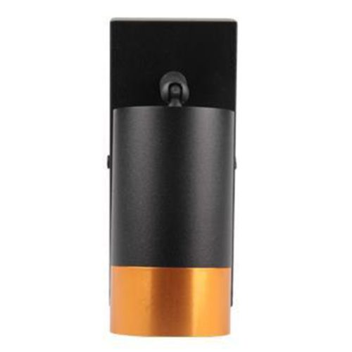 Fali lámpa reflektorral, spotlámpa olvasáshoz, GU10, fekete-arany, Klemens, Masterled