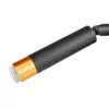 Fali lámpa, spotlámpa, fali lámpa, olvasólámpa, polc, G9, USB-A, USB-C, fekete-arany, Masterled