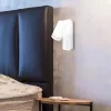 Fali lámpa reflektor spot olvasólámpához GU10 fehér gyűrű Masterled
