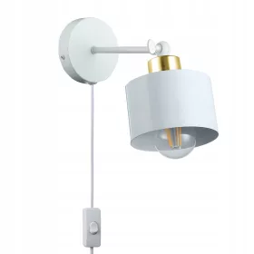   Fali Lámpa Spotlámpa Sconce E27 Mozgatható Fehérarany Elza Masterled