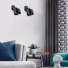 Fali Lámpa Spotlámpa Sconce E27 Mozgatható Fekete Mozgatható Elza Masterled