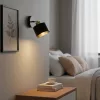 Fali Lámpa Spotlámpa Sconce E27 Mozgatható Fekete Réz Elza Masterled