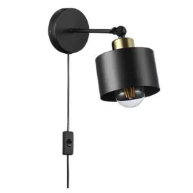   Fali Lámpa Spotlámpa Sconce E27 Mozgatható Réz Fekete Elza Masterled