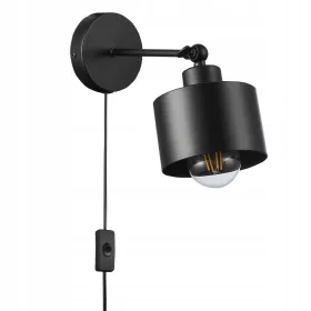   Fali Lámpa Spotlámpa Sconce E27 Mozgatható Fekete Elza Masterled