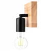 Fali Lámpa Spotlámpa Sconce E27 Mozgatható Fekete Barna Eos Masterled