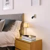 Fali Lámpa Spotlámpa Sconce E27 Mozgatható Fekete Barna Eos Masterled