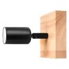Fali Lámpa Spotlámpa Sconce E27 Mozgatható Fekete Barna Eos Masterled