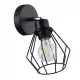 Fali Lámpa Spotlámpa Sconce E27 Mozgatható Fekete Otto Masterled