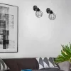 Fali Lámpa Spotlámpa Sconce E27 Mozgatható Fekete Otto Masterled
