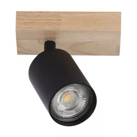   Fali Lámpa Spotlámpa Sconce GU10 Mozgatható Fekete Barna Dabi Masterled