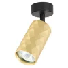 Fali Lámpa Spotlámpa Sconce GU10 Mozgatható Fekete Arany Glamour Masterled